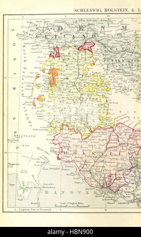 Immagine presa da pagina 62 della "Mappa di Europa dal Trattato, che mostra le varie politiche e i cambiamenti territoriali che hanno avuto luogo dal momento che la pace generale del 1814 (91). Con numerose mappe e note " immagine presa da pagina 62 della "Mappa di Europa Foto Stock