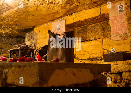 Vecchie Catacombe Odessa Foto Stock