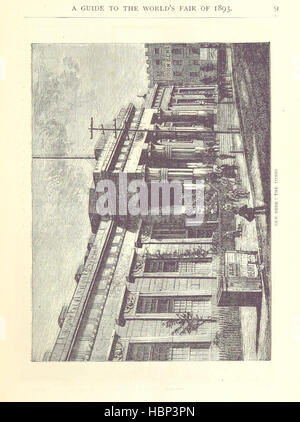 Pagina 17 immagine di "Un truffatore attraverso gli Stati" che mostra scene della Fiera Mondiale del 1893, mostre, padiglioni, visitatori, mostre culturali, paesaggi urbani ed eventi. Foto Stock