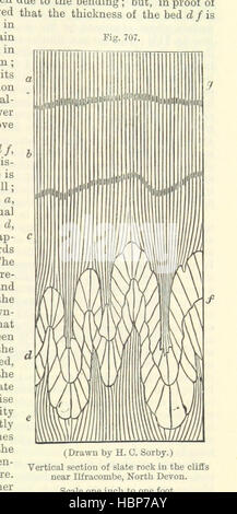 Immagine presa da pagina 575 di 'Lo studente la Lyell. Un manuale di geologia elementare. Edito da J. W. Judd. Con ... illustrazioni, etc' immagine presa da pagina 575 di 'dello studente un Lyell Foto Stock