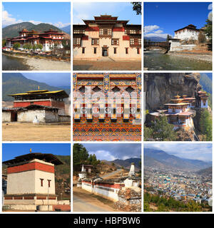 Impressioni di Bhutan Foto Stock