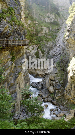 Cade nel burrone Galitzen Foto Stock