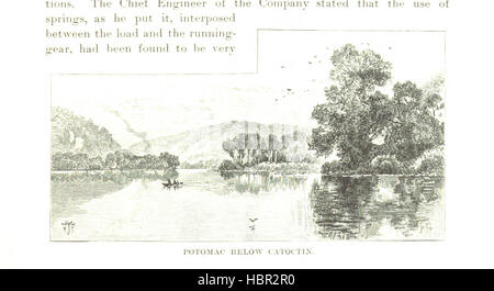 Questo libro fornisce una panoramica storica e descrittiva della ferrovia di Baltimora e dell'Ohio, con dettagli su percorsi, ingegneria, stazioni, paesaggi, collegamenti urbani e rurali e illustrazioni. Foto Stock