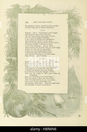 Immagine presa da pagina 390 di 'la completa opere poetiche di George Eliot. Edizione di famiglia. Completamente illustrato con legno nuovo-incisioni. Con bordo da J. D. Woodward' immagine presa da pagina 390 di 'la completa opere poetiche Foto Stock