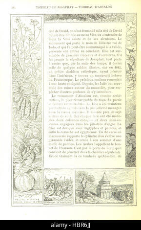Immagine presa da pagina 398 di 'Notre Voyage aux pays bibliques' immagine presa da pagina 398 di 'Notre Voyage aux pays Foto Stock