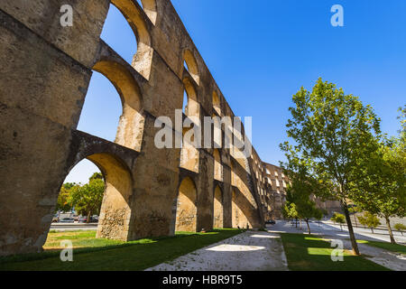 Vecchio acquedotto - Elvas Portogallo Foto Stock