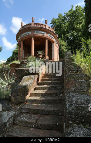 Sun tempio in Gleisweiler Foto Stock