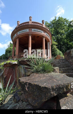 Sun tempio in Gleisweiler Foto Stock