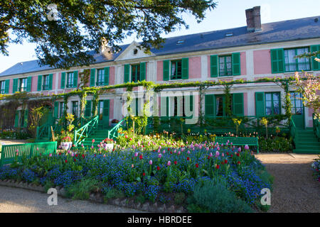 Claude la casa di Monet giverny francia Foto Stock