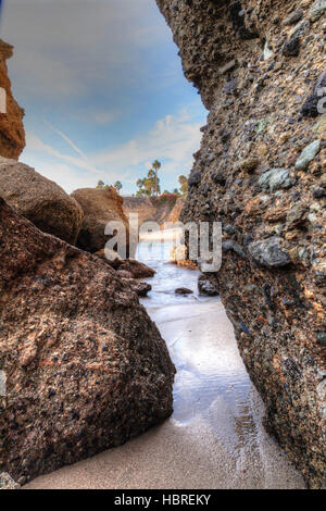 Vista al tramonto del Treasure Island Beach Foto Stock