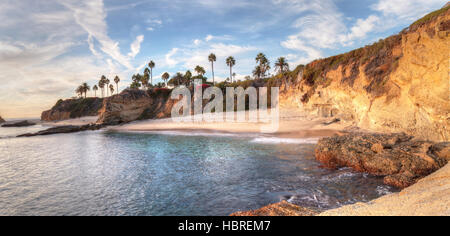 Vista al tramonto del Treasure Island Beach Foto Stock
