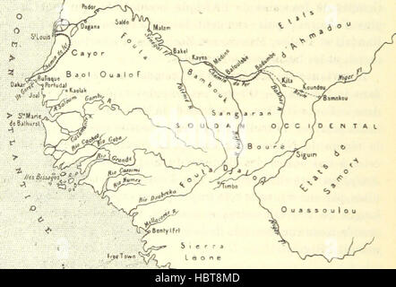 Mappa '.' estratte da Flickr 11222799036 ID immagine presa da pagina 712 di 'Manuel de géographie commerciale Foto Stock