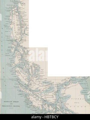 Mappa '.' estratte da Flickr 11126741444 ID immagine presa da pagina 185 del '[un viaggio in Foto Stock