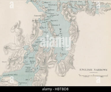 Mappa '.' estratte da Flickr 11126741444 ID immagine presa da pagina 185 del '[un viaggio in Foto Stock