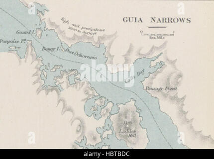 Mappa '.' estratte da Flickr 11126741444 ID immagine presa da pagina 185 del '[un viaggio in Foto Stock