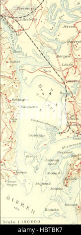 Immagine tratta da pagina 1348 di "la Terra, trattato popolare", un'opera geografica che include mappe e rappresentazioni visive delle caratteristiche fisiche del mondo. In questa pagina viene visualizzata una mappa dettagliata estratta dalla raccolta di mappe globali del libro. Foto Stock
