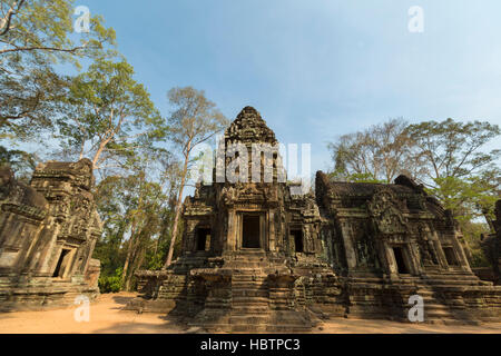 Ripristinato Chau dire Tevoda vicino tempio di Angkor Wat, Cambogia Foto Stock