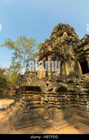 Ripristinato Chau dire Tevoda vicino tempio di Angkor Wat, Cambogia Foto Stock