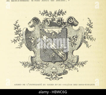 Histoire du Collège des Bons-Enfants de l'Université de Reims depuis son origine jusqu'à ses récentes trasformazioni ... Édition ornée de piani, incisioni et vignette, etc immagine presa da pagina 260 di "Histoire du Collège des Foto Stock
