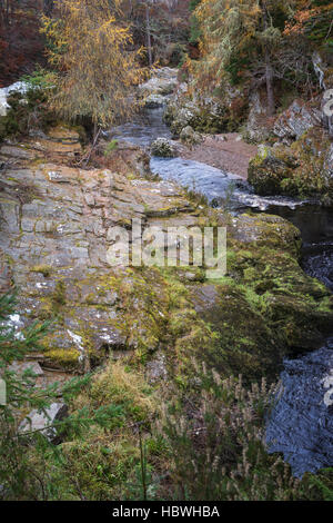 Gola sul fiume Findhorn in Moray, Scozia. Foto Stock