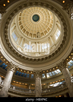 Dome, Idaho State Capitol, Boise, Idaho. Foto Stock