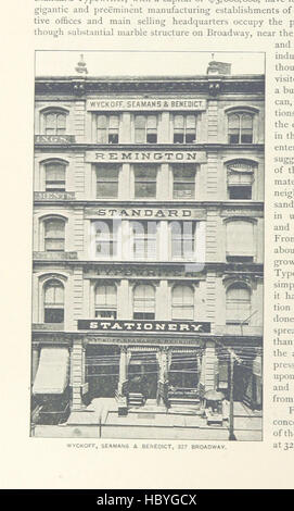 King's Handbook of New York City. Un profilo di storia e descrizione della metropoli americana. Con ... illustrazioni, ecc. (Seconda edizione). immagine presa da pagina 964 di "King's Handbook di nuovo Foto Stock