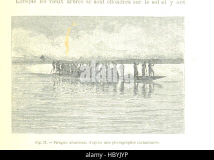 Questa immagine mostra la pagina 137 della Road to Ciad, un conto di viaggio che descrive il percorso da Loango alla regione di Chari con illustrazioni di accompagnamento. La pagina contiene il testo stampato dal racconto del viaggio. Foto Stock