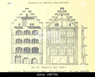 Immagine presa da pagina 622 del '[Geschichte der Schweiz, mit besonderer Rücksicht auf die Entwicklung des Verfassungs- und Kulturlebens von den ältesten Zeiten bis zur Gegenwart. Nach den Quellen und neuesten Forschungen gemeinfasslich dargestellt ... Mit immagine presa da pagina 622 del '[Geschichte der Schweiz, mit Foto Stock