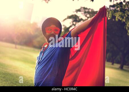 Uomo indiano del supereroe di concetto di potenza Foto Stock
