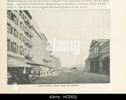 L'immagine è tratta dalla seconda edizione del King's Handbook, che fornisce una descrizione della storia e della città di New York, tra cui lo sviluppo urbano, i monumenti, i quartieri e le mappe illustrate. Foto Stock
