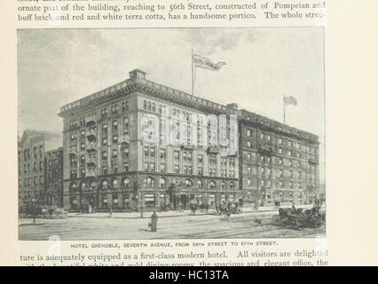 Scansionata pagina 233 dal King's Handbook of New York City, contenente testo storico e descrittivo stampato su New York City, tra cui strade, quartieri, monumenti e illustrazioni. Layout seconda edizione. Foto Stock