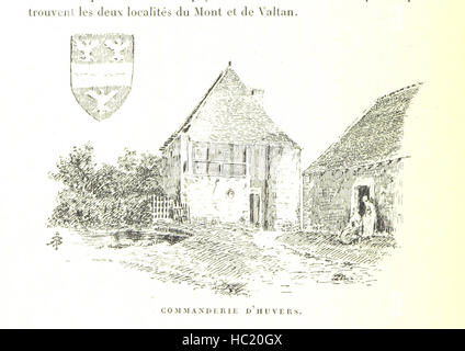 Immagine presa da pagina 530 di 'Les feudi du Bourbonnais. La Palisse, ecc. (Moulins, rive droite de l'Allier.)" immagine presa da pagina 530 di 'Les feudi du Bourbonnais Foto Stock