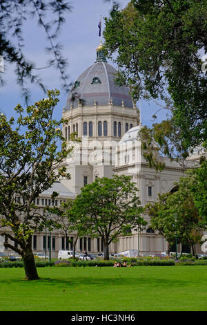 Il Royal Exhibition Building in giardini Carlton,Melbourne, Victoria, Australia Foto Stock