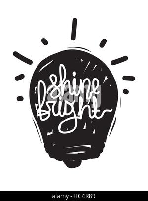 Poster shine bianco brillante Illustrazione Vettoriale