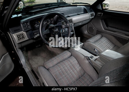 1989 "Fox" forma del corpo Ford Mustang GT Foto Stock