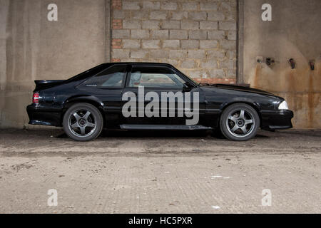 1989 "Fox" forma del corpo Ford Mustang GT Foto Stock