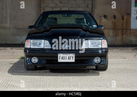 1989 "Fox" forma del corpo Ford Mustang GT Foto Stock