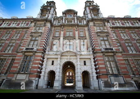 Blythe House ospita attualmente il V & A La nazionale di teatro e performance collezioni, Blythe Road, West Kensington, London, Regno Unito Foto Stock