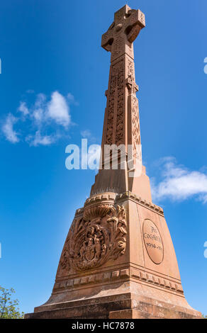 War Memorial statua in Inverness. Foto Stock