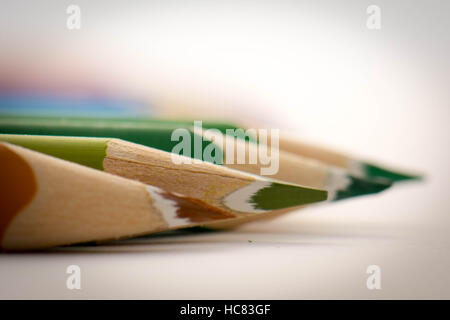 colori di matita Foto Stock