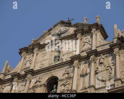 Il famoso patrimonio - Rovine di San Paolo, Macao Foto Stock