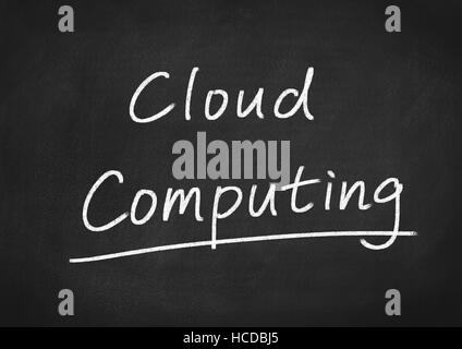 Il cloud computing concept Foto Stock