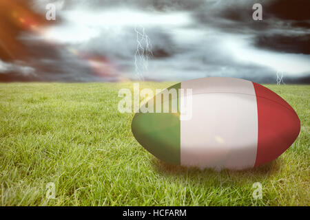 Immagine composita della italia rugby ball Foto Stock