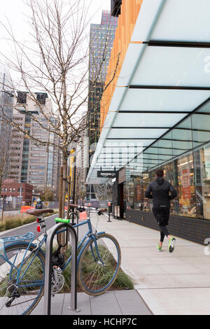 Seattle, Washington DC, Stati Uniti d'America. 8 dicembre, 2016. Amazon Go è aperta ai dipendenti in Amazzonia urbani del Campus. Attualmente nella sua versione Beta del programma, l'high tech convenience store sarà aperto al pubblico nei primi mesi del 2017. Credito: Paolo Gordon/Alamy Live News Foto Stock