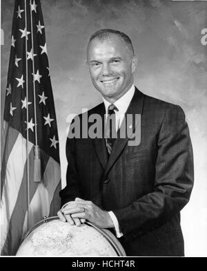 John Herschel Glenn, Jr., Progetto astronauta mercurio non datato ritratto..Credit: la NASA via CNP - nessun filo SERVICE - Foto: La NASA/consolidato Notizie Foto/NASA via CNP Foto Stock