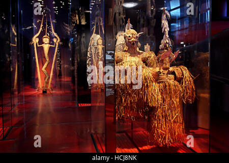 Mostra da Oceania al Musée du Quai Branly, Parigi, Francia Foto Stock