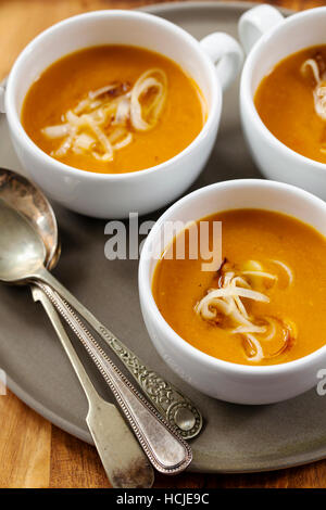 Zuppa di zucca Foto Stock