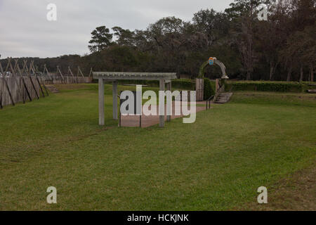 Fort Caroline National Memorial a Jacksonville, FL Foto Stock