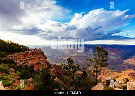 Parco Nazionale del Grand Canyon è gli Stati Uniti xv parco nazionale più antico. Chiamato un Sito Patrimonio Mondiale dell'UNESCO nel 1979, il parco si trova a northwes Foto Stock