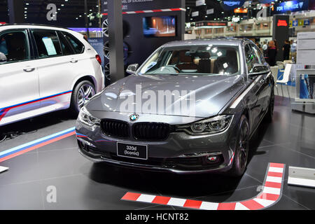 BMW 320d auto sul display in Thailandia International Motor Expo 2016 Foto Stock